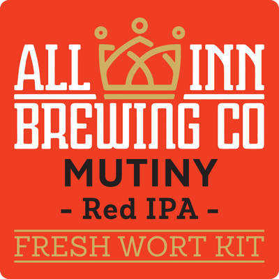 All Inn Mutiny RED IPA FWK - Three Chins Brewing