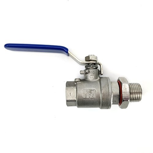 1/2" Ball Valve to 1/2" Thread (SS 304) - To Port | Brew Pots | Keggle | Upgrade - Three Chins Brewing