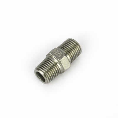 1/4 BSP Stainless Hex Nipple - Three Chins Brewing