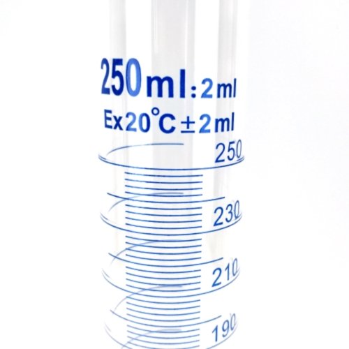 250mL Measuring cylinder with (2mL Graduations) - Three Chins Brewing