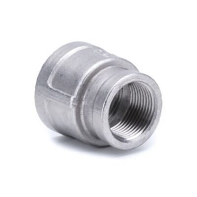 3/4Inch BSP X 1/2Inch BSP Stainless Reducing Socket - Three Chins Brewing