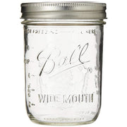 Ball Wide Mouth Pint 16-Ounce Glass Mason Jar with Lids and Bands - Three Chins Brewing