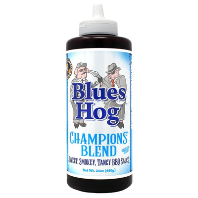 Blues Hog "Champions Blend" BBQ Sauce - 680g Squeeze Bottle - Three Chins Brewing