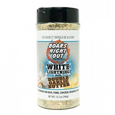 Boars Night Out White Lightning Double Garlic Rub - Three Chins Brewing