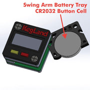 Digital Illuminated Mini Gauge 0-90psi (0-6.2bar) for Integrated Blowtie and In-line regulators - Three Chins Brewing