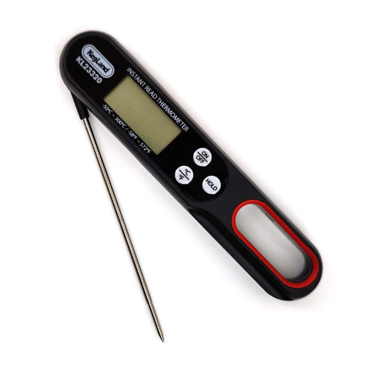 Digital Instant Read Thermometer With Folding Probe - Three Chins Brewing