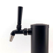 Double Tap Black Phantom Font Kit with duotight Short Shank and Black handle (Without Tap) - Three Chins Brewing