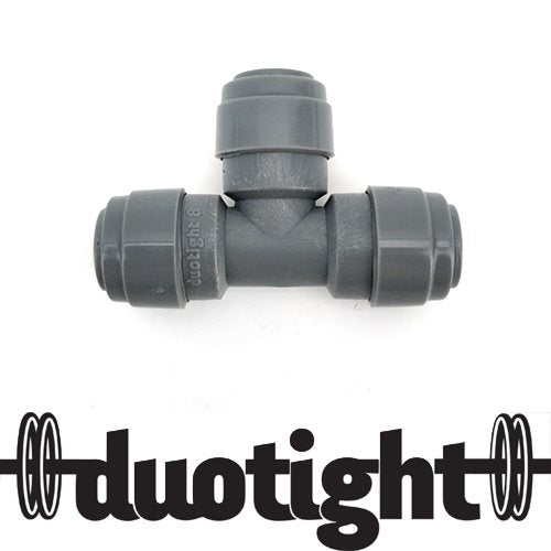 duotight 8mm(5/16) Push In Tee Piece (Double O-Ring) - Three Chins Brewing