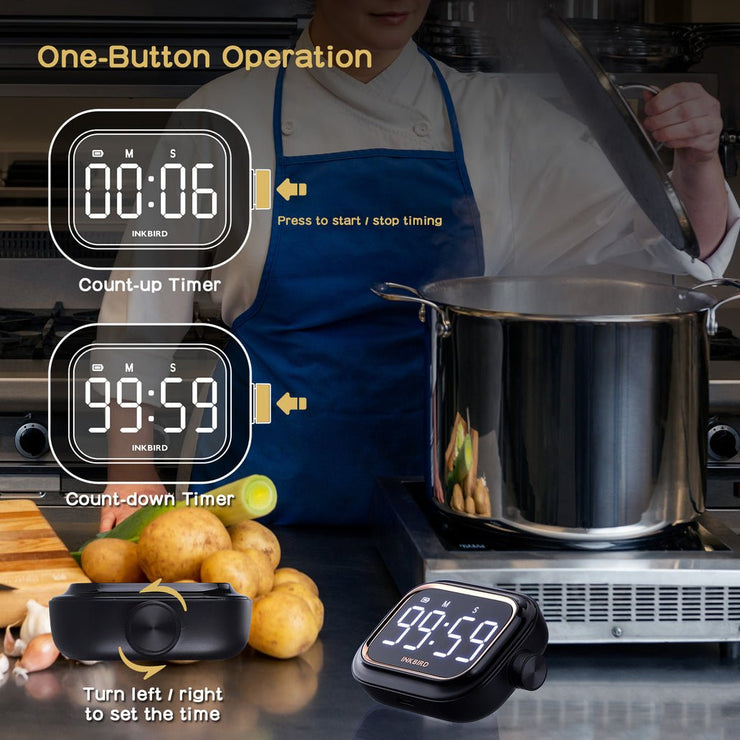 Inkbird Digital Kitchen Timer IDT-02 - Three Chins Brewing