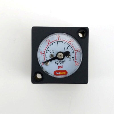 Mini Gauge 0-30psi (0-2bar) - for inline duotight regulator or blowtie - Three Chins Brewing