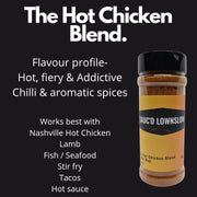 The Hot Chicken Blend Spice Rub- Shaker - Three Chins Brewing