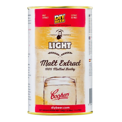 THOMAS COOPERS LIGHT MALT EXTRACT (1.5KG) - Three Chins Brewing